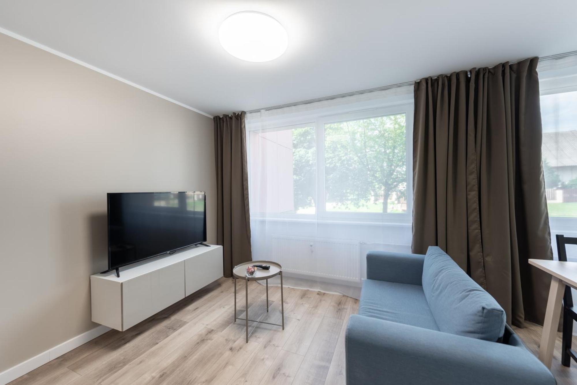 Stiklo Apartamentai Radziwiliszki Dış mekan fotoğraf