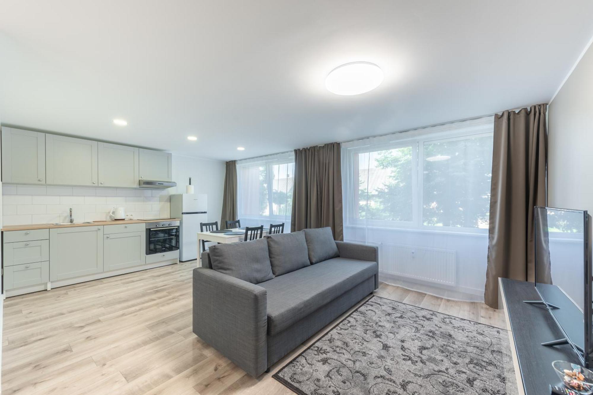 Stiklo Apartamentai Radziwiliszki Dış mekan fotoğraf