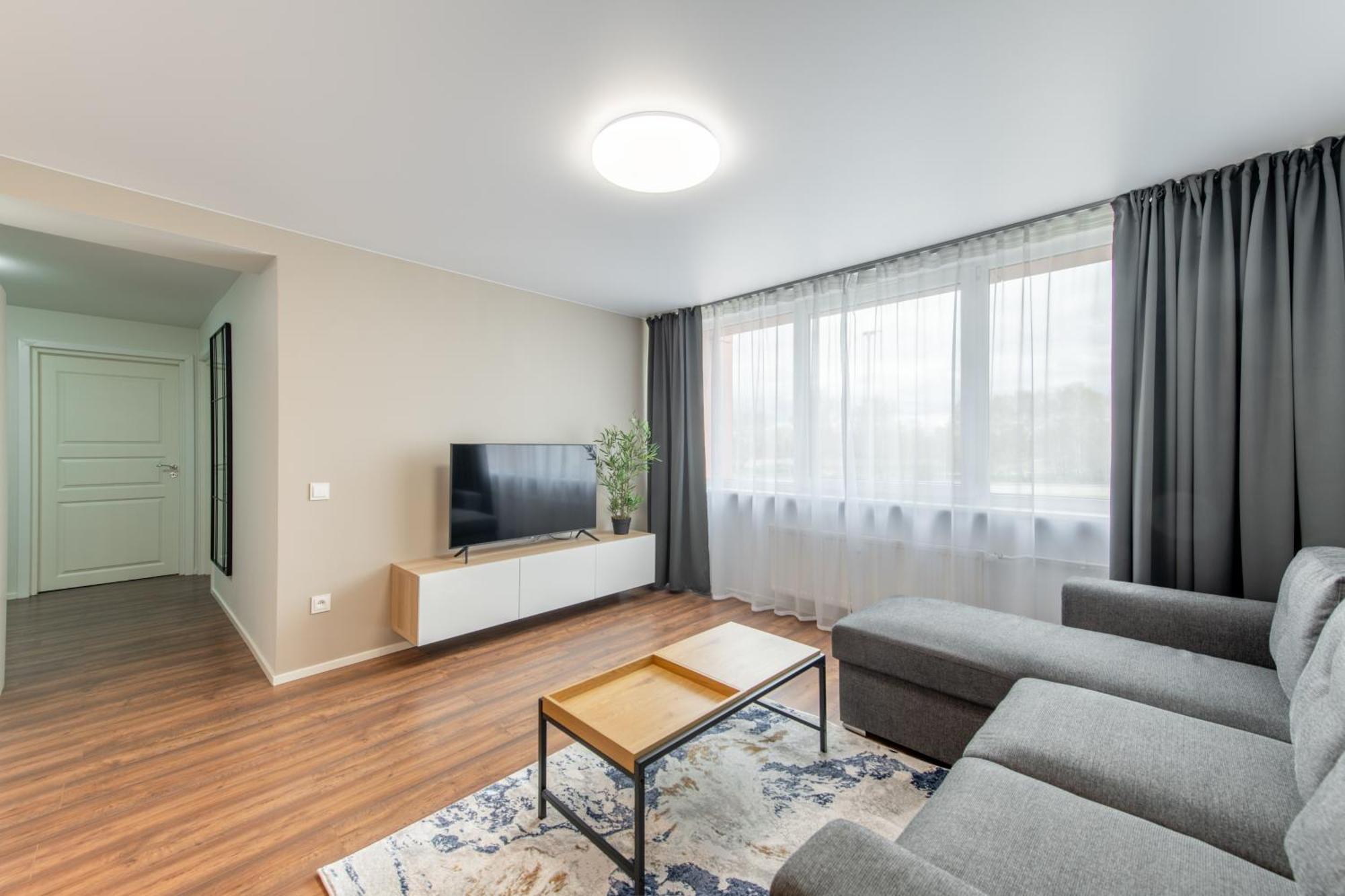 Stiklo Apartamentai Radziwiliszki Dış mekan fotoğraf